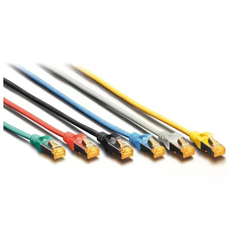 Digitus cavo Ethernet Cat.6A S/FTP LS0H rosso, 7 m
