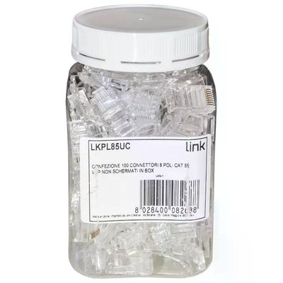 LINK LKPL85UC Connettori RJ45 Cat 5e UTP, 100 pezzi