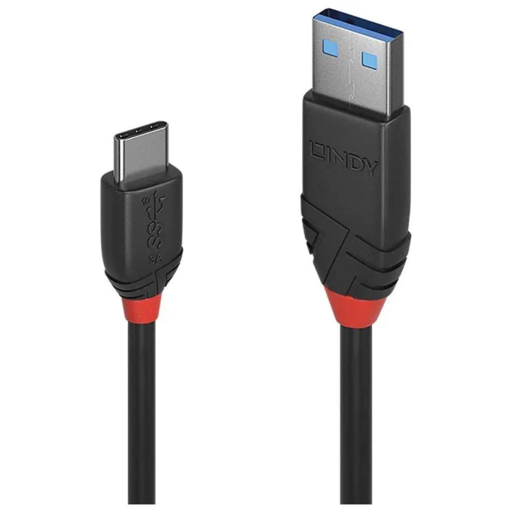 Lindy Black Line Cavo USB 3.1 USB-C a USB-A, 15 m, 3 A Lindy Black Line Cavo USB 3.1 USB-C a USB-A, 15 m, 3 A