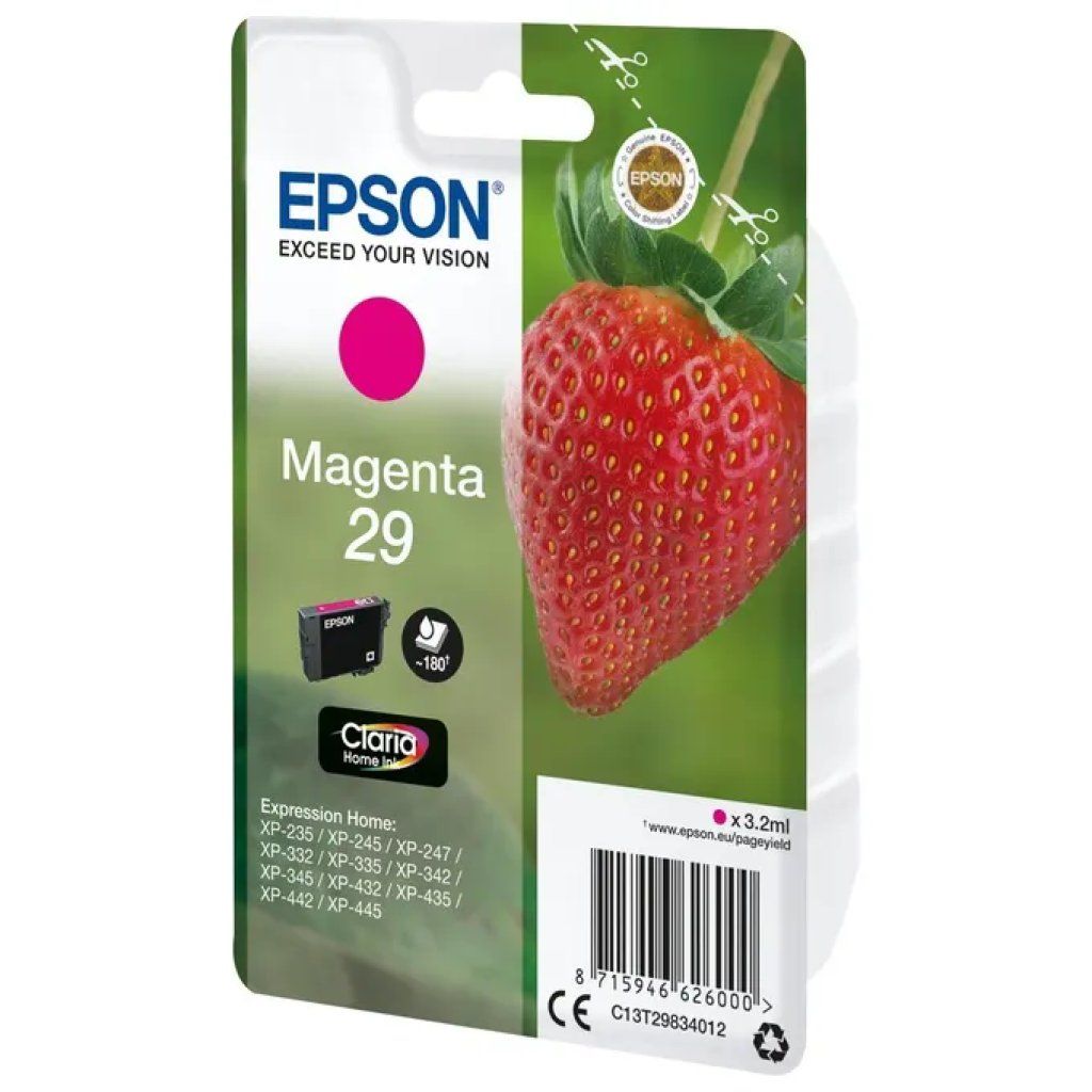 Epson 29 Fragola Cartuccia Originale Magenta 3,2 ml