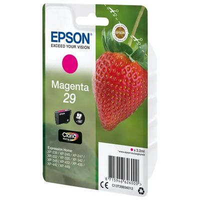 Epson 29 Fragola Cartuccia Originale Magenta 3,2 ml Epson 29 Fragola Cartuccia Originale Magenta 3,2 ml