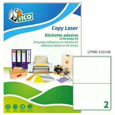 Avery Etichette Adesive A5 per Stampanti Laser – 200 Fogli
