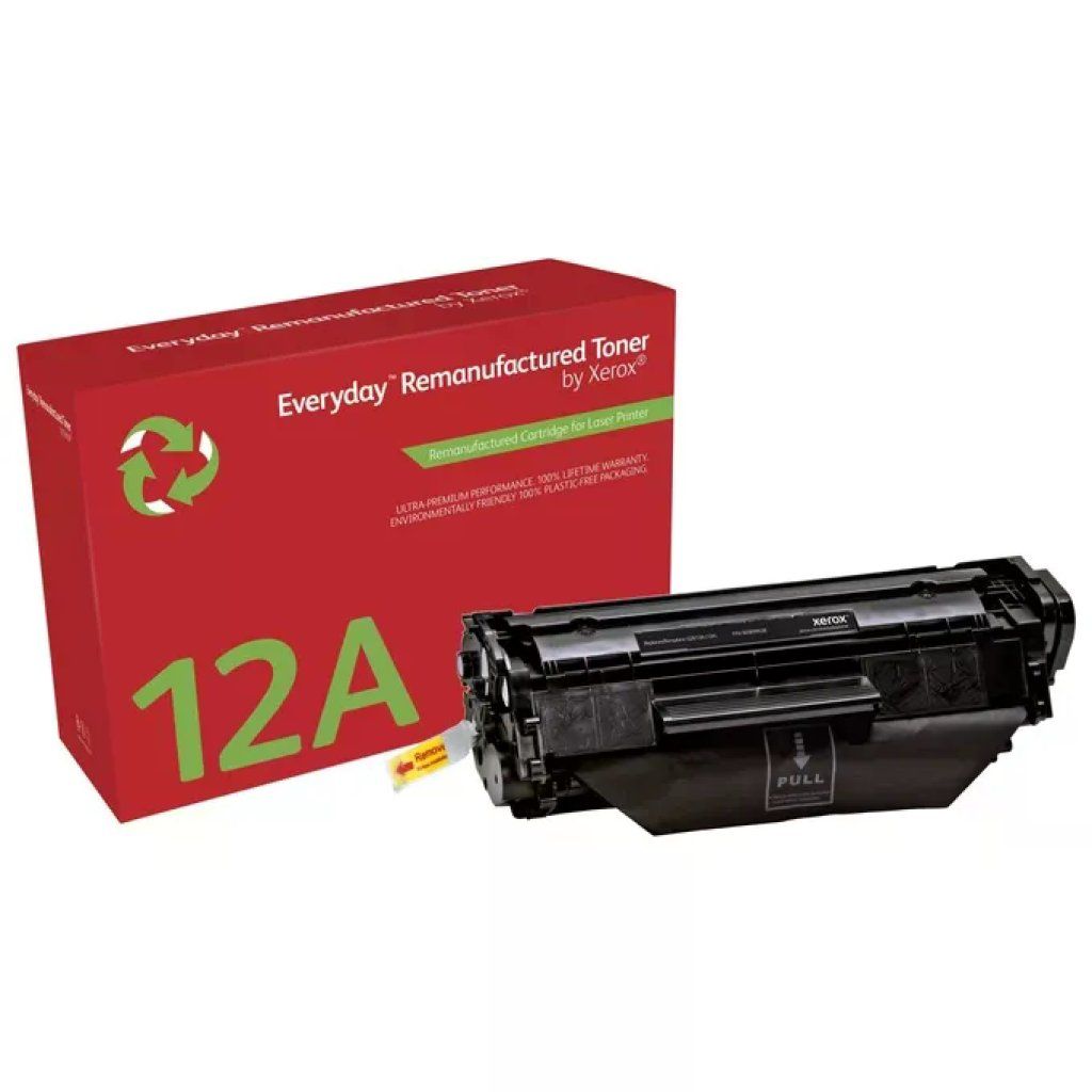 XEROX Toner Xerox Everyday Remanufactured Nero, compatibile HP Q2612A (12A) – 2.600 pagine