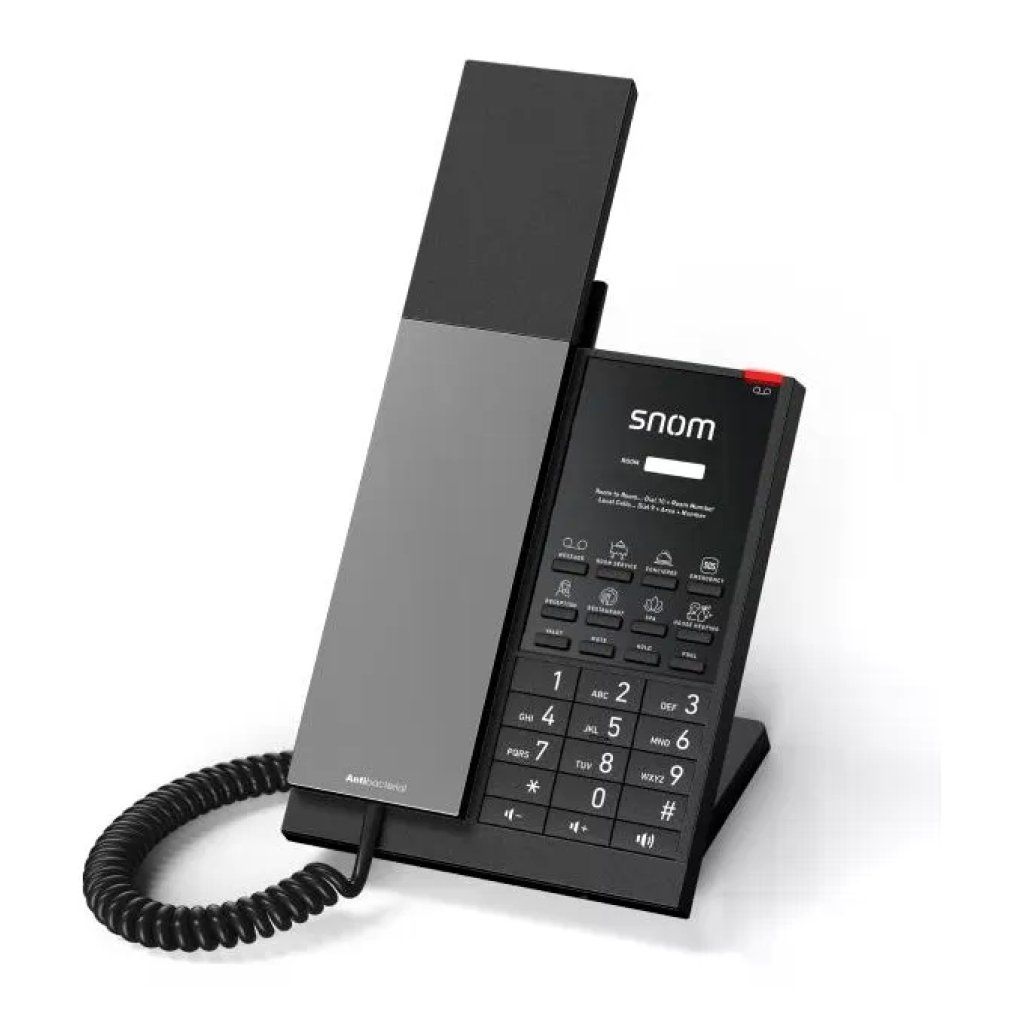 Snom HD350W Telefono IP Wi-Fi Nero con PoE