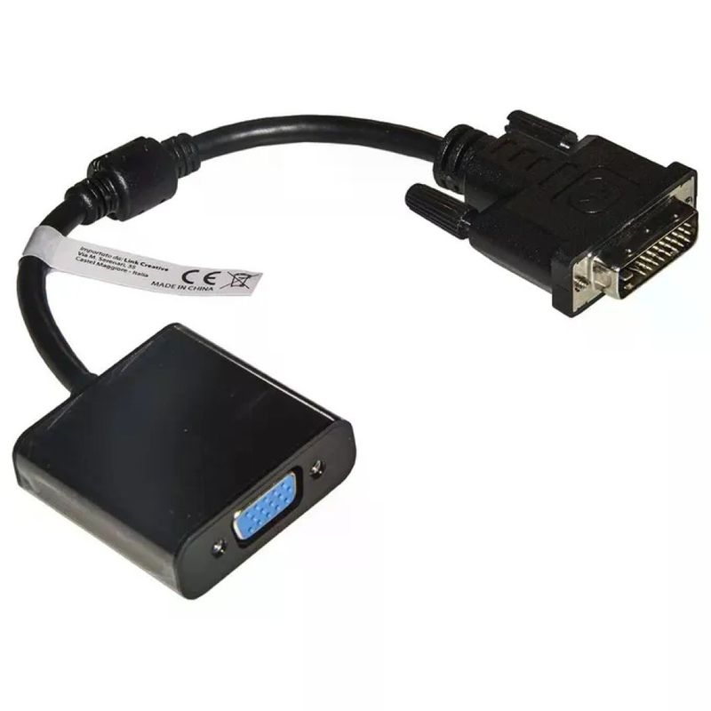 LINK LKADAT121 Adattatore attivo DVI-D maschio a VGA femmina, Full HD