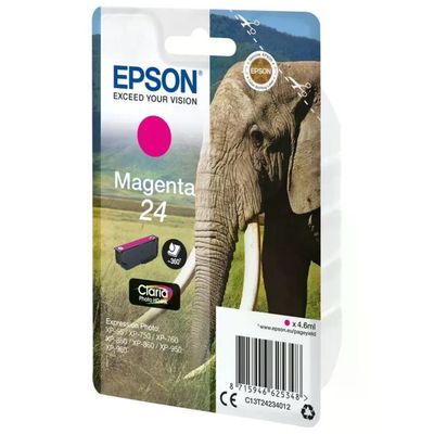 Epson 24 Cartuccia Originale Magenta per Expression Photo XP-750