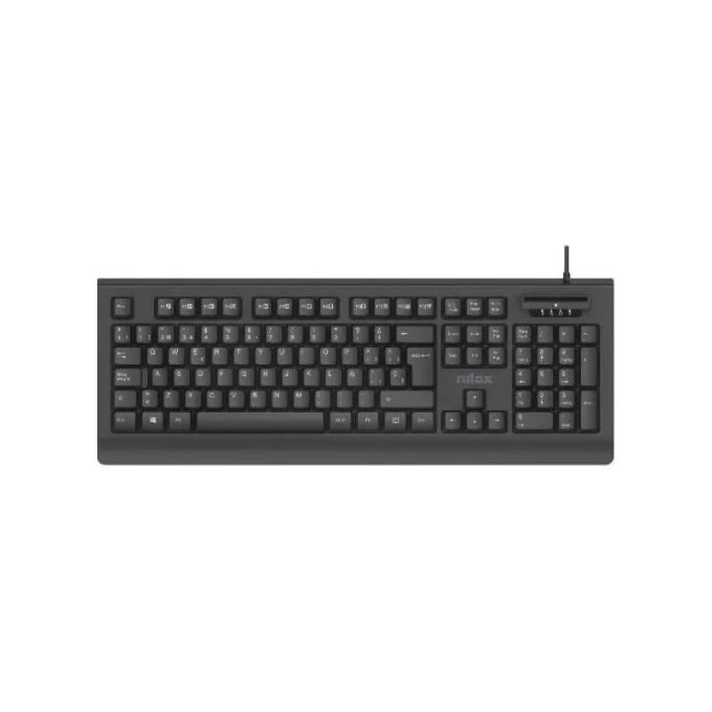 Nilox NXKDNIE001T Tastiera USB con Lettore di Card Nilox NXKDNIE001T Tastiera USB con Lettore di Card