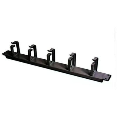 DIGITUS DN-19ORG-2U-SW – Pannello passacavi 2U per rack 19″, nero