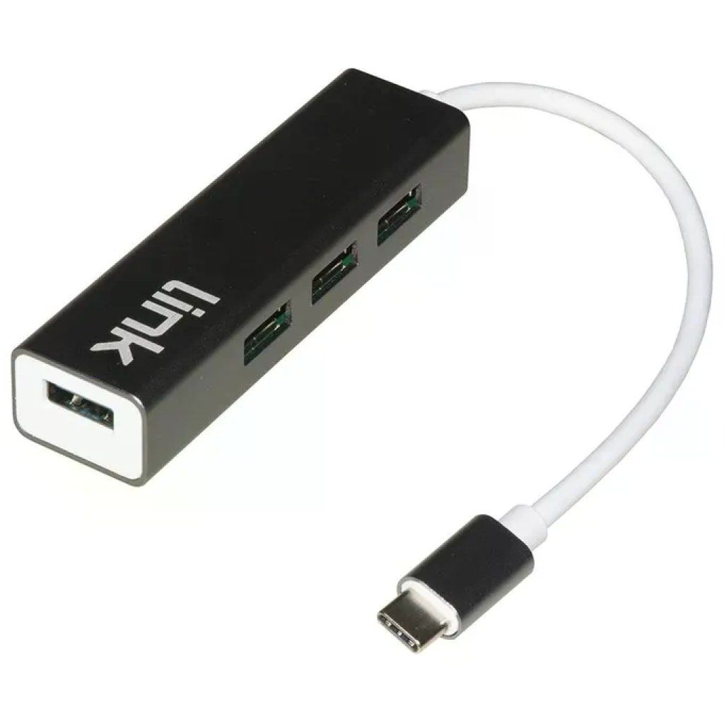 DIGITUS LKHUB307 Hub USB-C a 4 porte USB 3.0