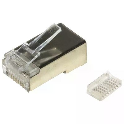 LINK Confezione 100 Connettori RJ45 Cat 6 Schermati 8P8C