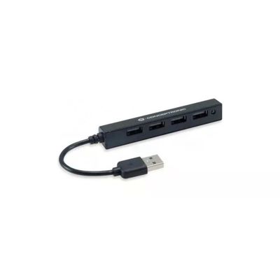 Conceptronic HUBBIES05B Hub USB 2.0 a 4 porte, 480 Mbit/s, Nero