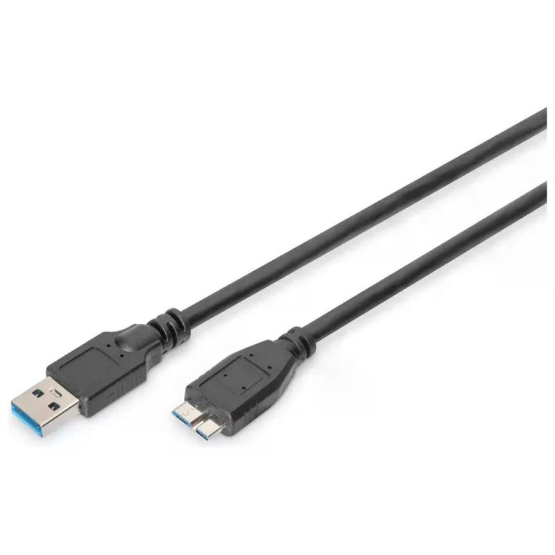 DIGITUS Cavo USB 3.0 da USB-A a Micro-B, nero