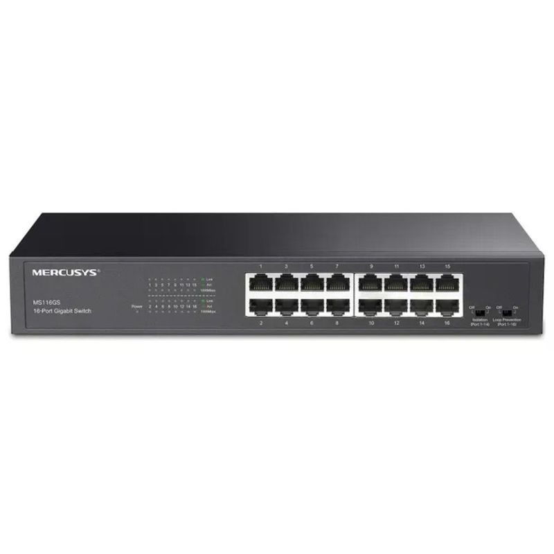 Mercusys MS116GS Switch Gigabit Ethernet a 16 porte