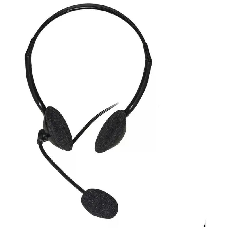 Link LKHS01 Cuffia USB per PC con Microfono Orientabile e Controllo Volume, Nera Link LKHS01 Cuffia USB per PC con Microfono Orientabile e Controllo Volume, Nera
