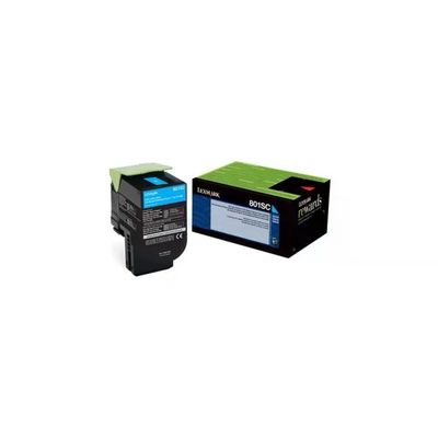 Lexmark 80C2SC0 Toner Originale Ciano