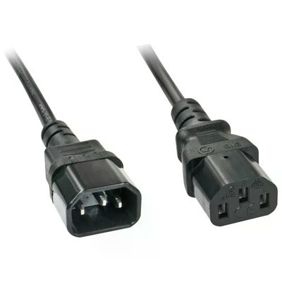 Lindy 30331 – Prolunga di alimentazione IEC C14-C13, 2 m, nera