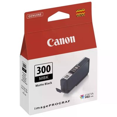 Canon PFI-300MBK Cartuccia Originale Nero Opaco 14 ml Canon PFI-300MBK Cartuccia Originale Nero Opaco 14 ml