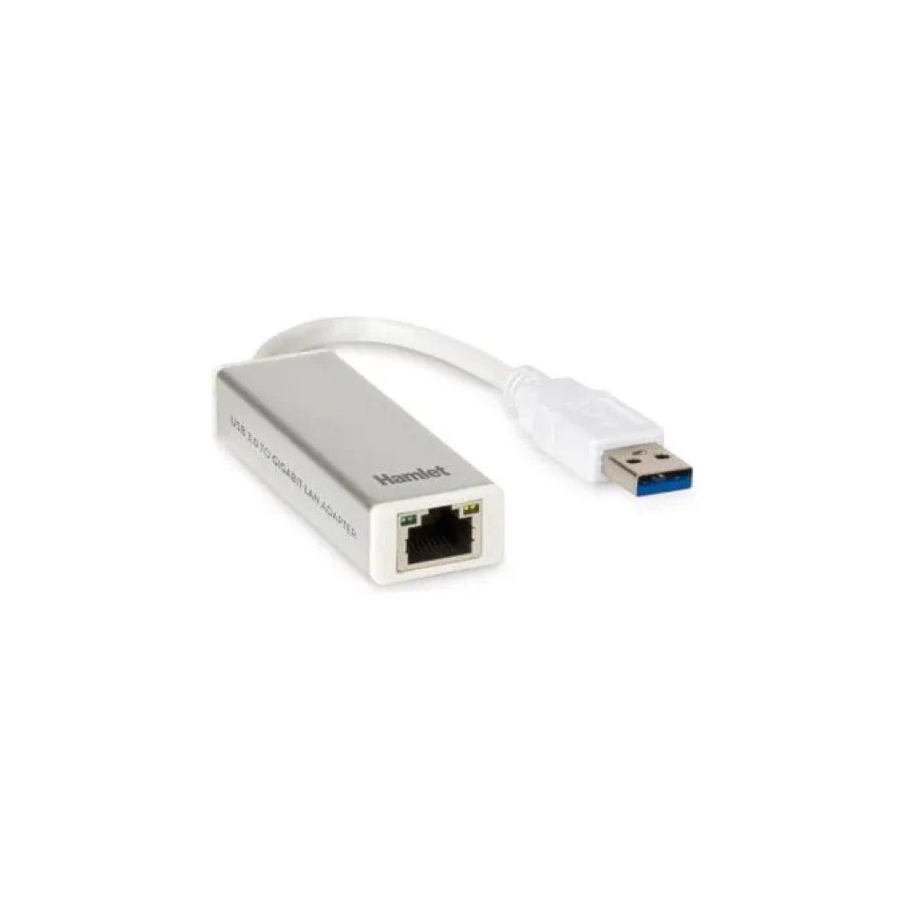 Hamlet Adattatore Ethernet Gigabit USB 3.0 con RJ45