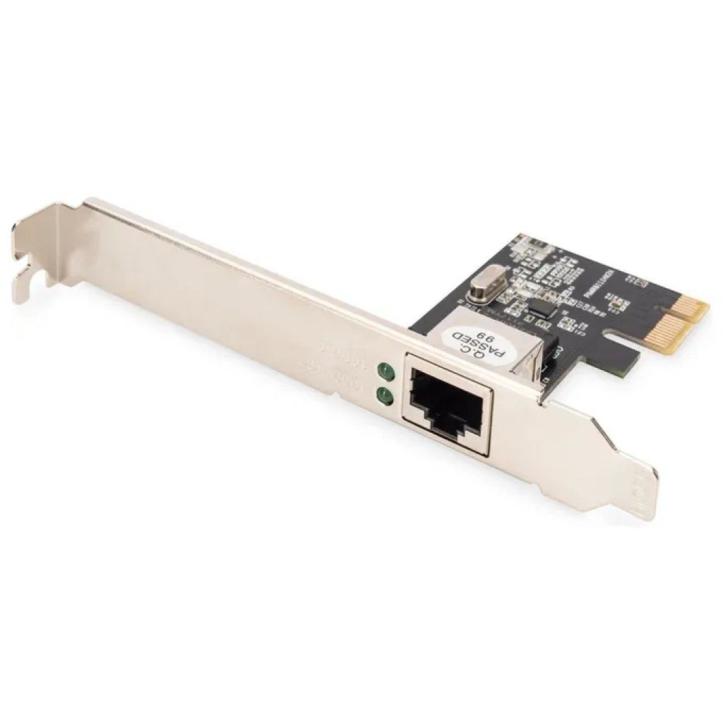 DIGITUS Scheda di Rete Gigabit Ethernet PCIe 1000 Mbps