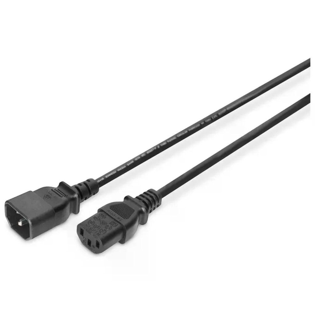 ASSMANN Digitus Cavo di alimentazione IEC C14-C13, 1,8 m, nero