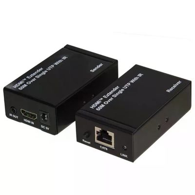 LINK LKEXT161 Estensore HDMI Full HD 1080p su Cat6, fino a 60 m con PoC e infrarossi