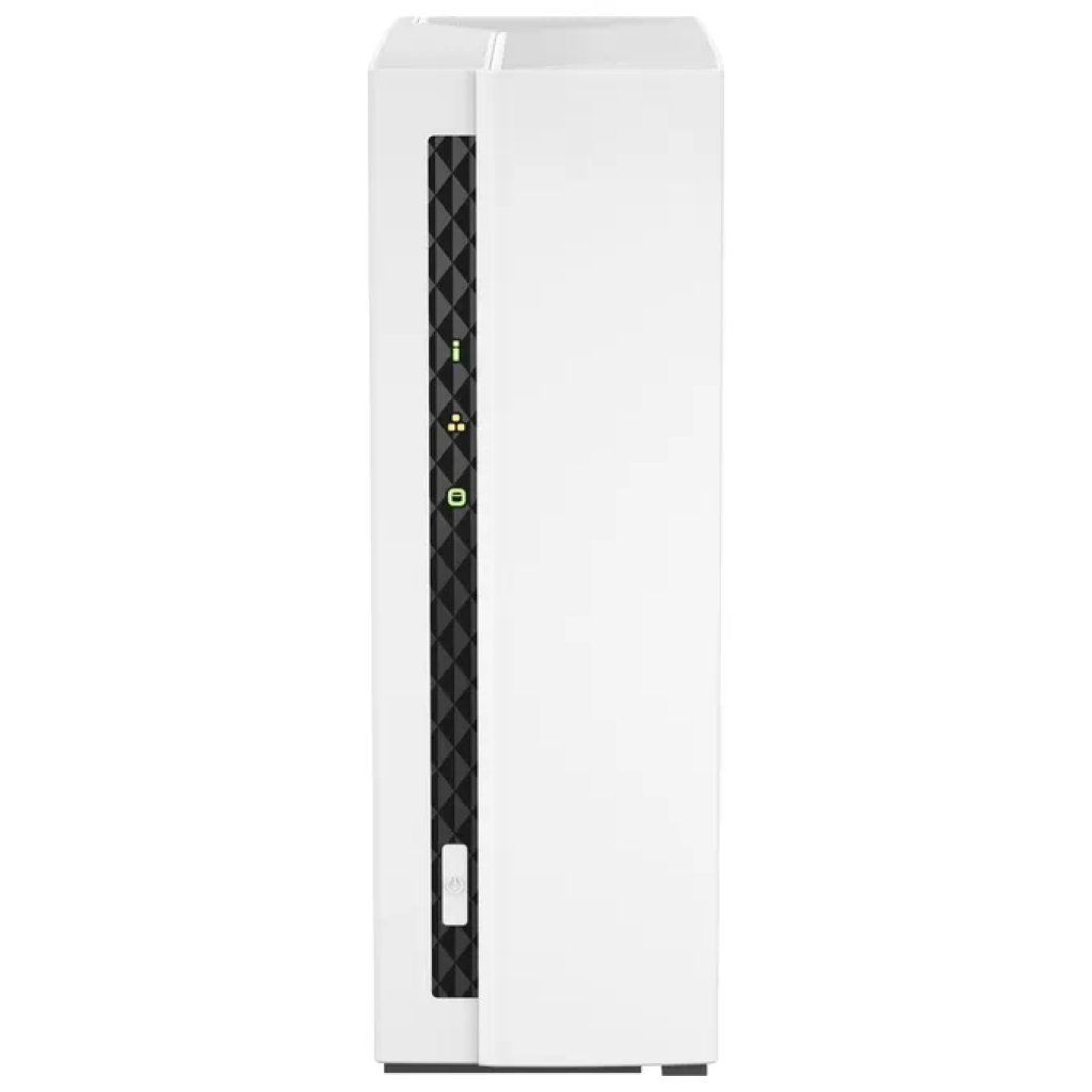 QNAP TS-133 NAS Tower 1 Bay, Quad-Core 1,8 GHz, 2 GB DDR4, Gigabit LAN, QTS 5.0, Bianco