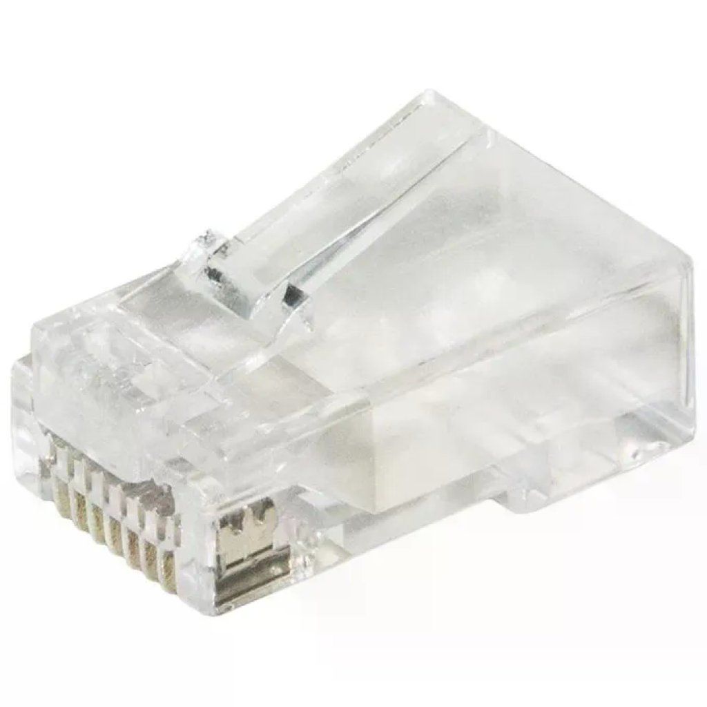 LINK LKPL86F – Connettori RJ45 Cat 6 UTP Pass Through, 100 pezzi