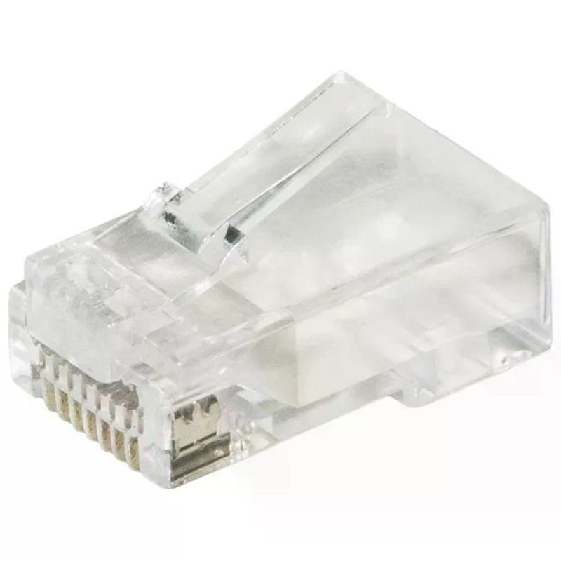 LINK LKPL86F – Connettori RJ45 Cat 6 UTP Pass Through, 100 pezzi