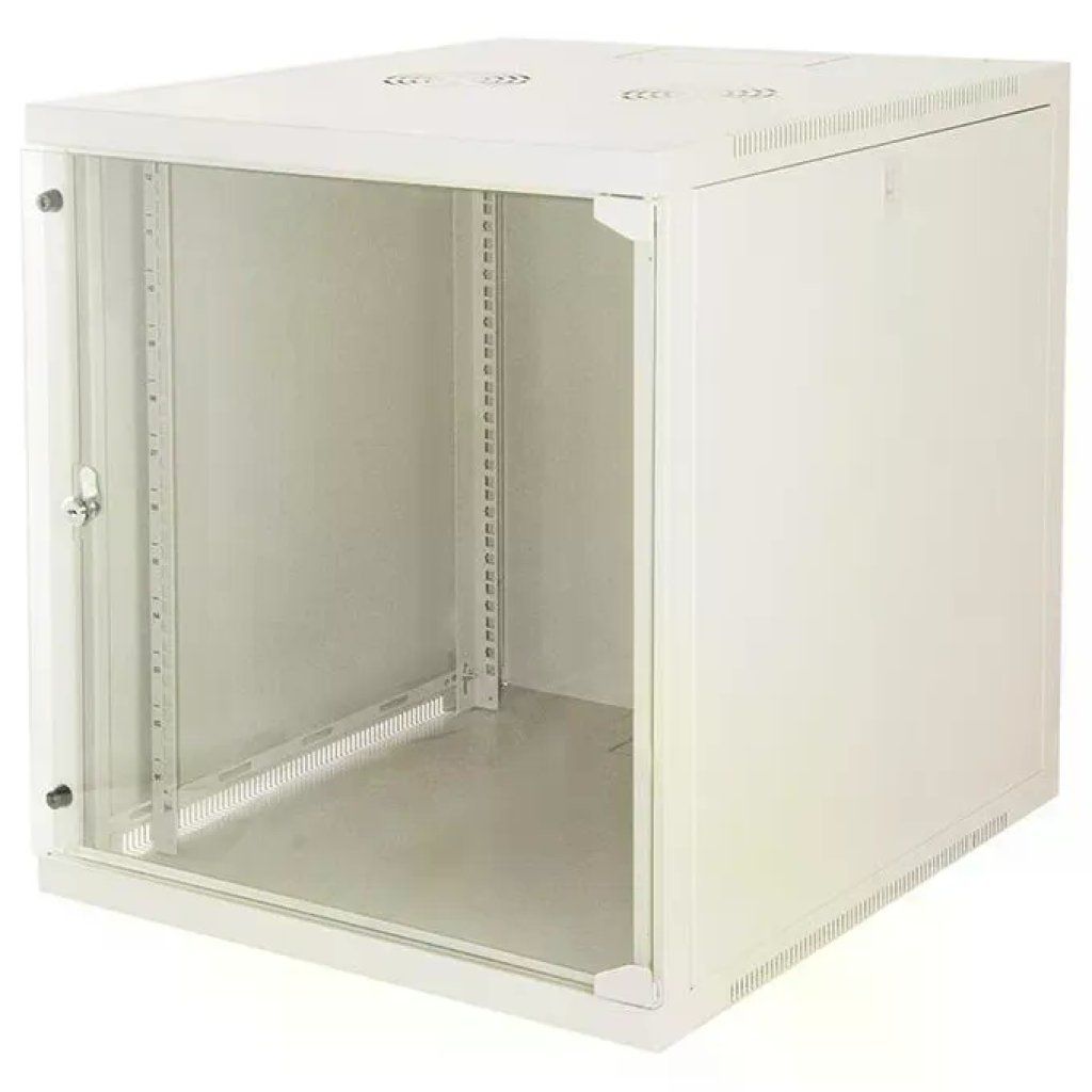 Link LK1912U66G Armadio Rack da Parete 19″ 12U, Profondità 600 mm, Grigio