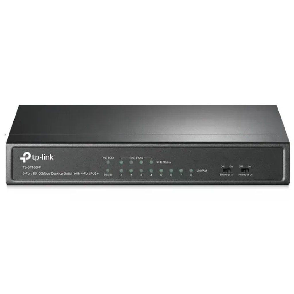 TP-Link TL-SF1008P Switch Fast Ethernet PoE a 8 porte