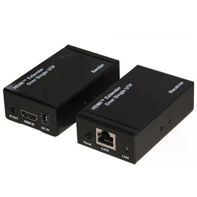 LINK LKEXT166 Estensore HDMI tramite cavo Cat5e Cat6 fino a 120 metri 4K colore Nero LINK LKEXT166 Estensore HDMI tramite cavo Cat5e Cat6 fino a 120 metri 4K colore Nero
