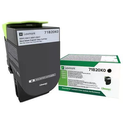 LEXMARK Toner originale Lexmark 71B20K0 nero, resa 3.000 pagine