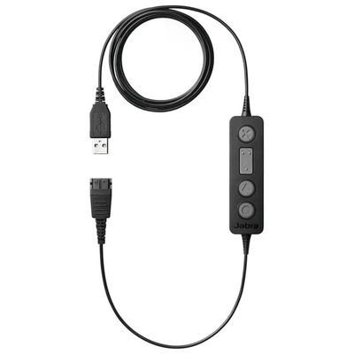 Jabra Link 260-19 Adattatore USB per Cuffie QD, Nero Jabra Link 260-19 Adattatore USB per Cuffie QD, Nero