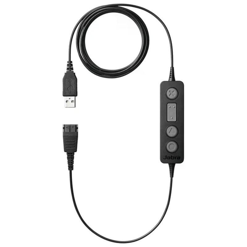 Jabra Link 260-19 Adattatore USB per Cuffie QD, Nero