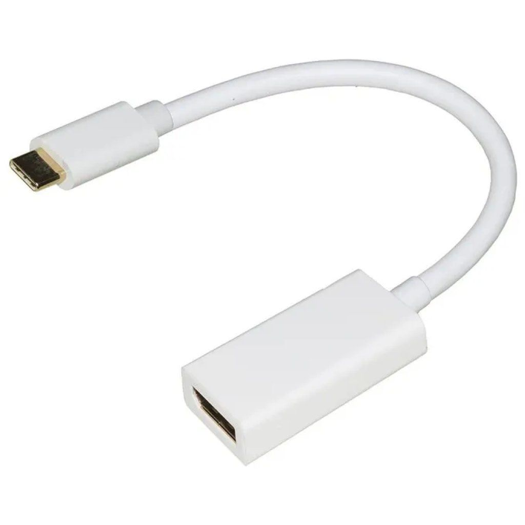 LINK Adattatore LINK USB-C Maschio a DisplayPort Femmina LKADAT132 Bianco LINK Adattatore LINK USB-C Maschio a DisplayPort Femmina LKADAT132 Bianco