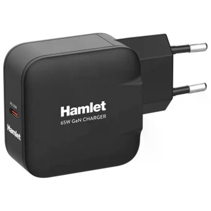 Hamlet Alimentatore GaN USB-C 65W Power Delivery