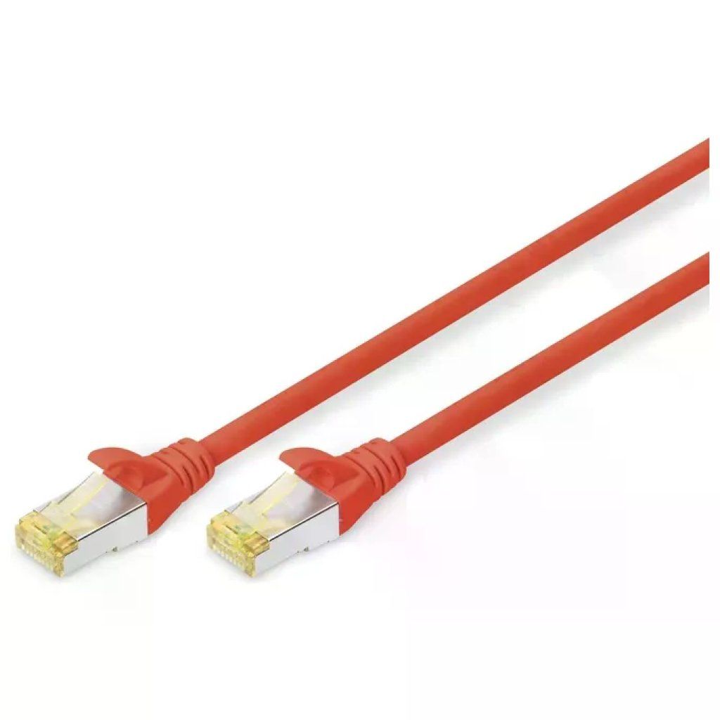 Digitus cavo patch Ethernet Cat 6A S/FTP LSZH, 10 m, rosso