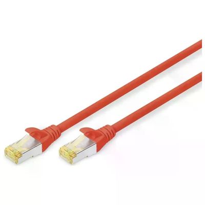 Digitus cavo patch Ethernet Cat 6A S/FTP LSZH, 10 m, rosso Digitus cavo patch Ethernet Cat 6A S/FTP LSZH, 10 m, rosso
