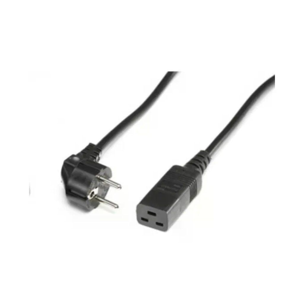 LINK VALUE 19.99.1553 Cavo di Alimentazione Schuko a C19, 3 m, Nero
