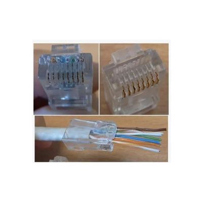LINK LKPL85F Connettori RJ45 Cat 5e UTP Pass Through, 100 pezzi LINK LKPL85F Connettori RJ45 Cat 5e UTP Pass Through, 100 pezzi