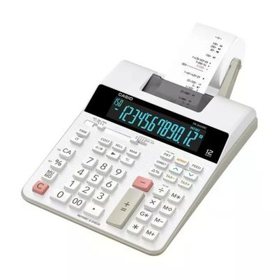 Casio FR-2650RC Calcolatrice Scrivente da Tavolo, 12 Cifre, Stampa a 2 Colori