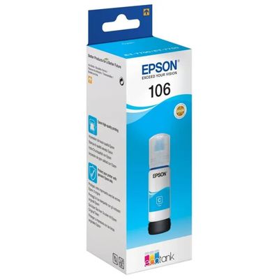 Epson C13T00R240 EcoTank 106 Inchiostro Ciano 70 ml