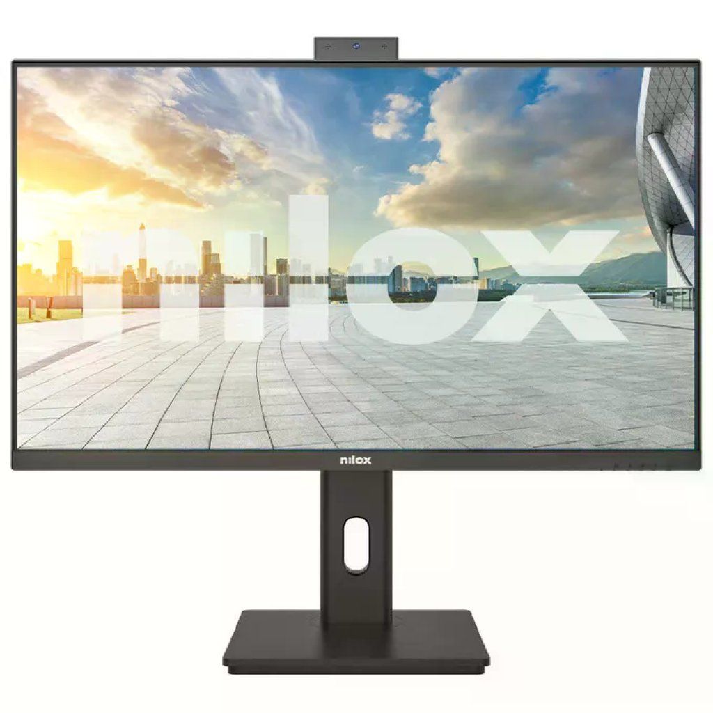 NILOX Monitor Nilox 24" Full HD IPS 120Hz con Webcam e USB-C