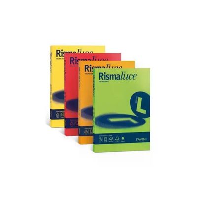 CARTOTECNICA FAVINI Favini Rismaluce 140 – Carta colorata, 6 colori forti