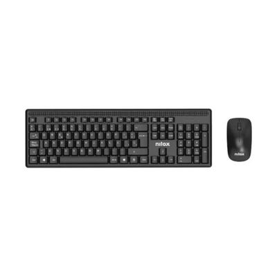 Nilox CT20 Kit Tastiera e Mouse Wireless Nero