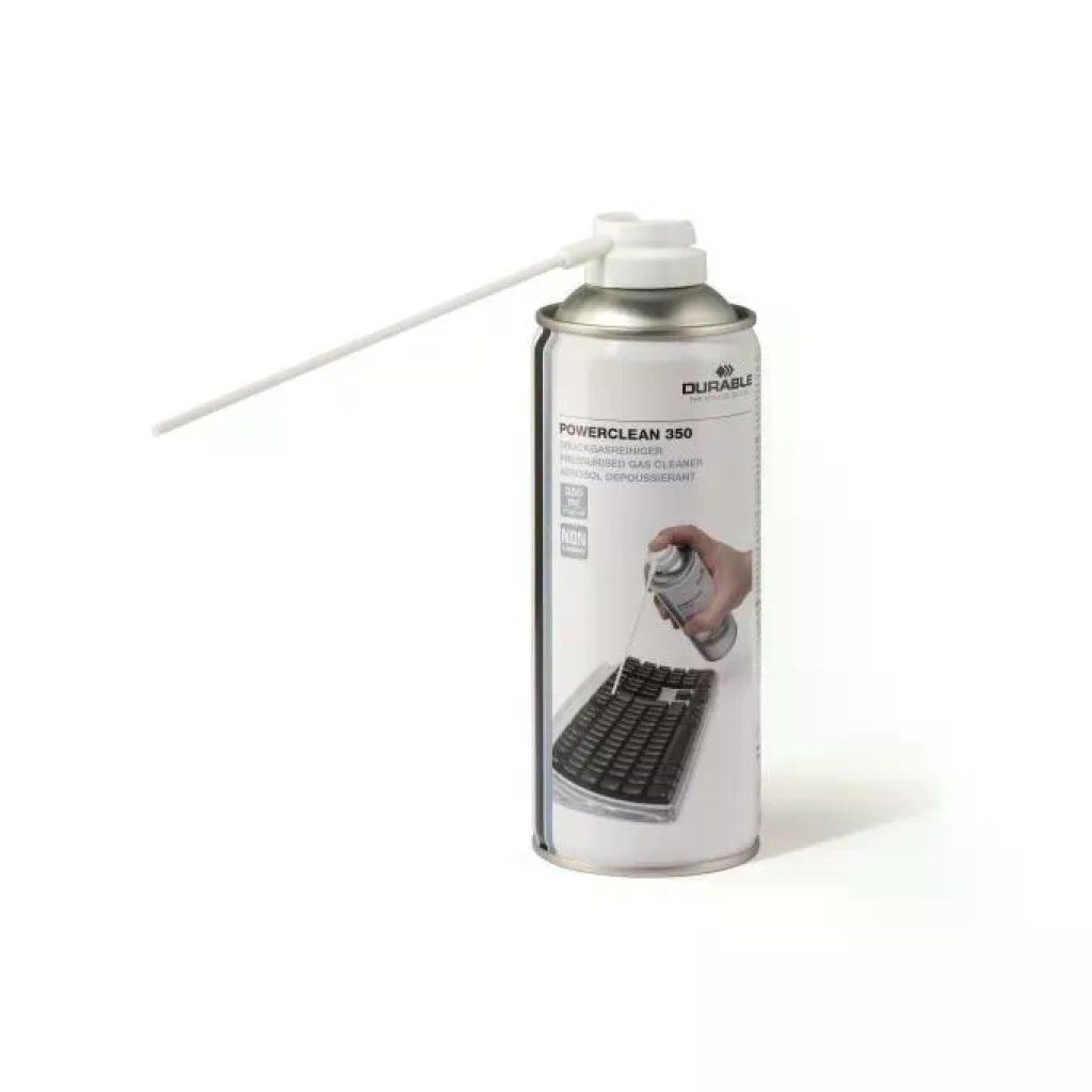 Durable POWERCLEAN 350 – Spray ad aria compressa non infiammabile, 350 ml