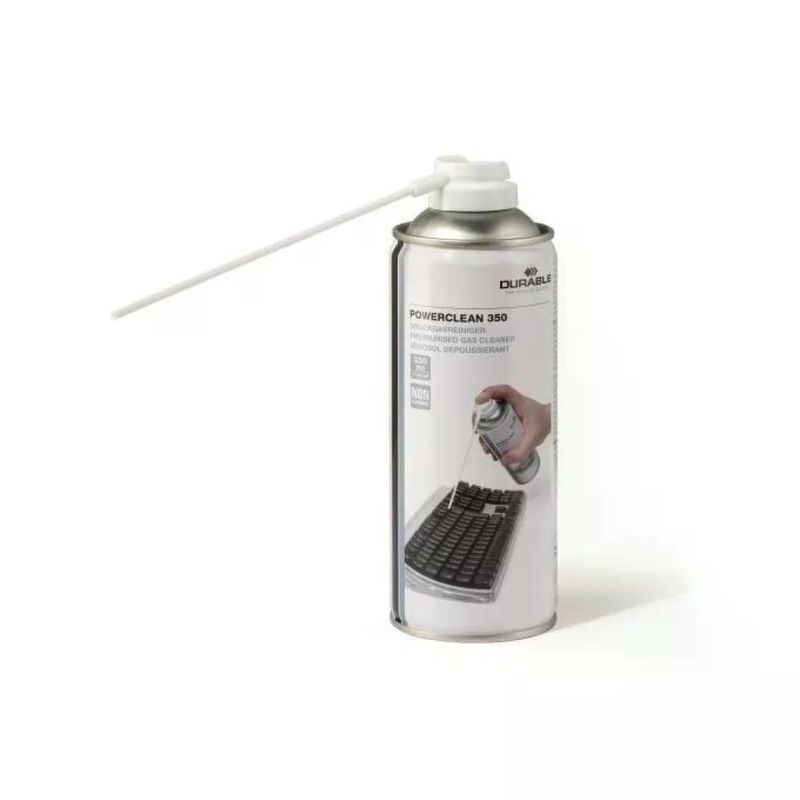 Durable POWERCLEAN 350 – Spray ad aria compressa non infiammabile, 350 ml