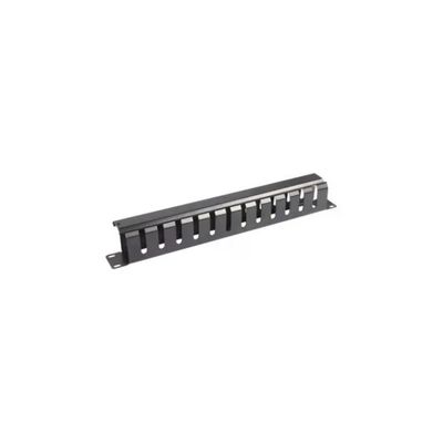 WP EUROPE Pannello Guidacavi Orizzontale 1U con Coperchio per Rack 19″