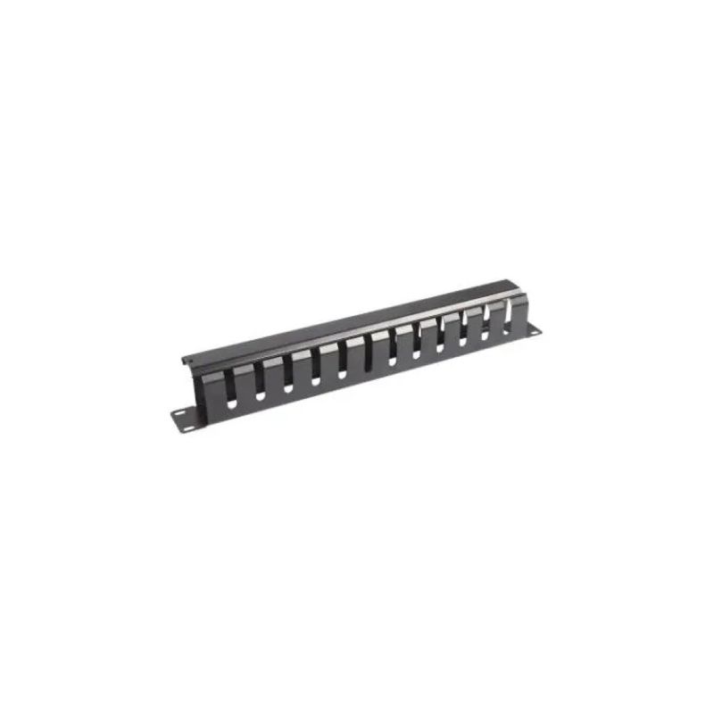 WP EUROPE Pannello Guidacavi Orizzontale 1U per Rack 19″ con Coperchio