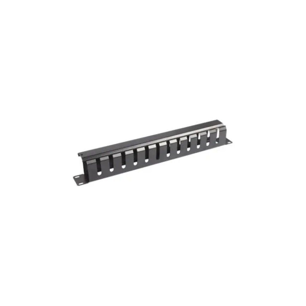 WP Europe Pannello Guidacavi Orizzontale 1U con Coperchio per Rack 19″